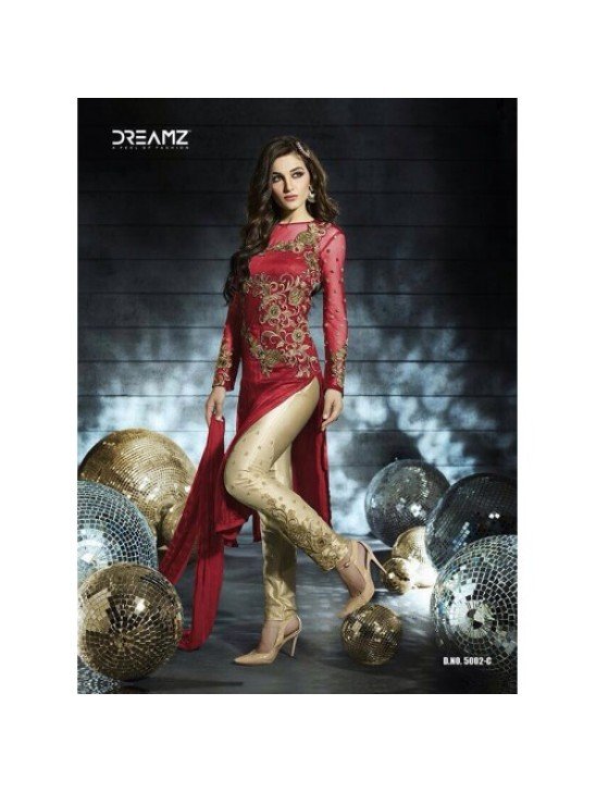 D5002-C Red Dreamz Designer Dress