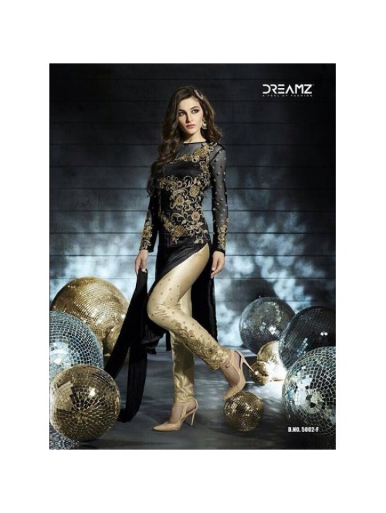 D5002-F Black Dreamz Designer Dress