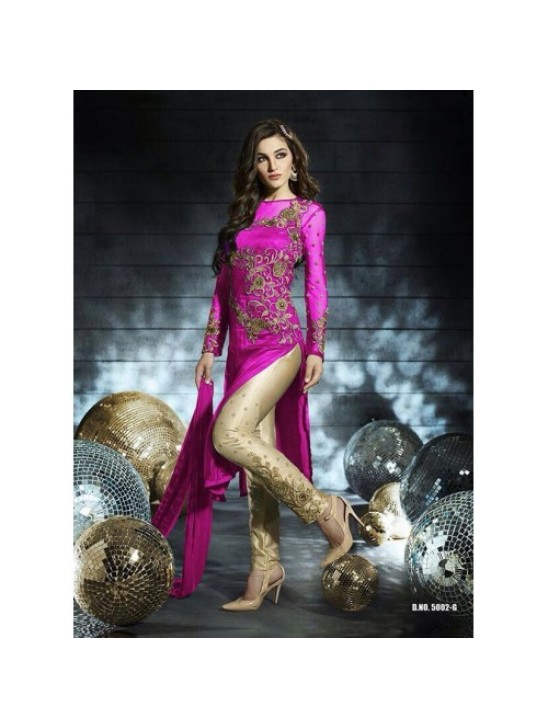 D5002-G Magenta Dreamz Designer Dress