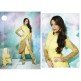 GL3805 Buttercup Yellow GLOSSY MALAIKA ARORA ANARKALI DRESS