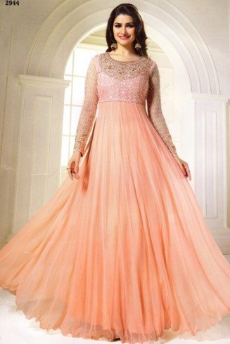 K2944 Peach KASEESH PRACHI Anarkali Wear 