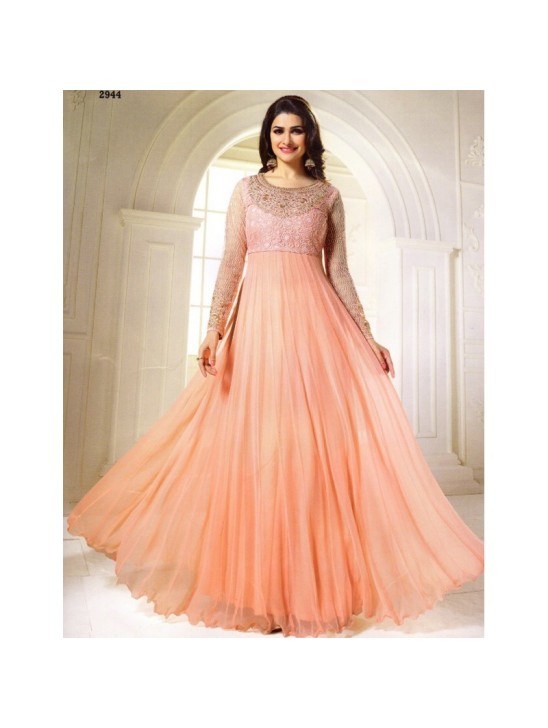 K2944 Peach KASEESH PRACHI Anarkali Wear