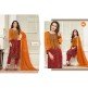 Orange Pakistani Designer Salwar Suit