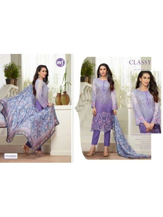 M63004 Purple Maria B Style Salwar Kameez