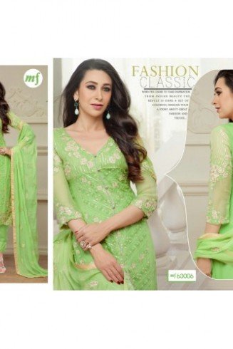 Green Pakistani Designer Salwar Suit