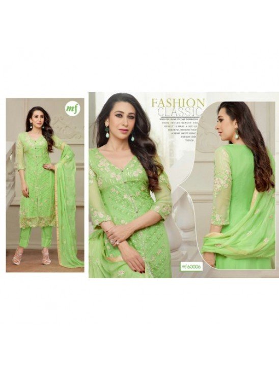 Green Pakistani Designer Salwar Suit