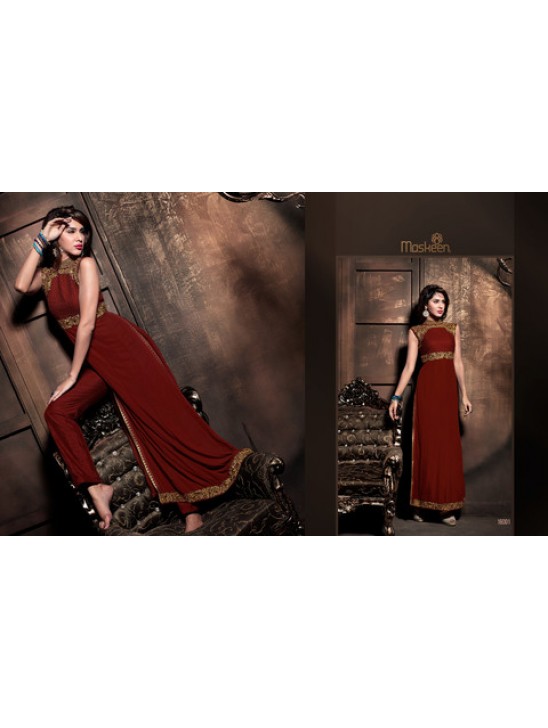 MAROON RED MAISHA ADDICTION VOL 3 PARTY WEAR