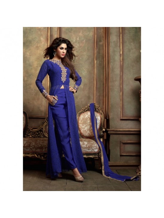 ML2402 Blue Lavish By Maisha Party Dress