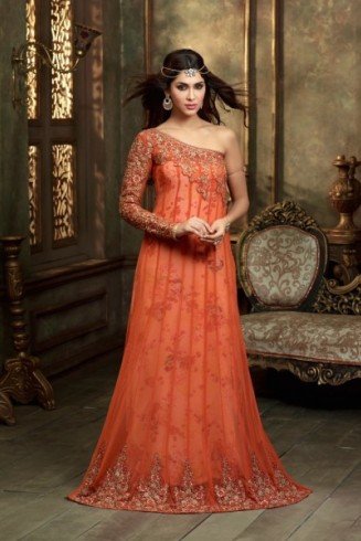 ML2409 Orange Lavish By Maisha Party Dress