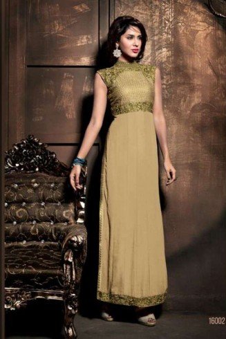 MS16002 Gold MAISHA MASKEEN Dress