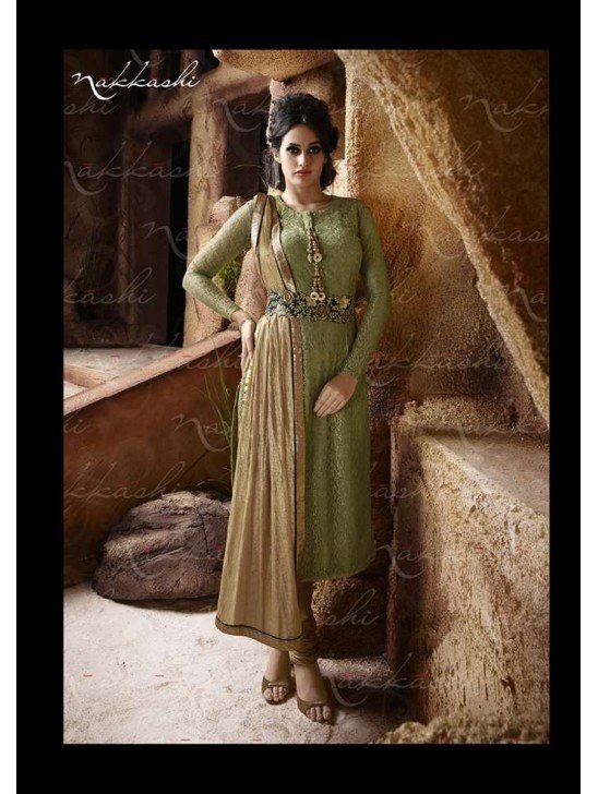 Green Mehndi Mayoun Pakistani Wedding Salwar Suit