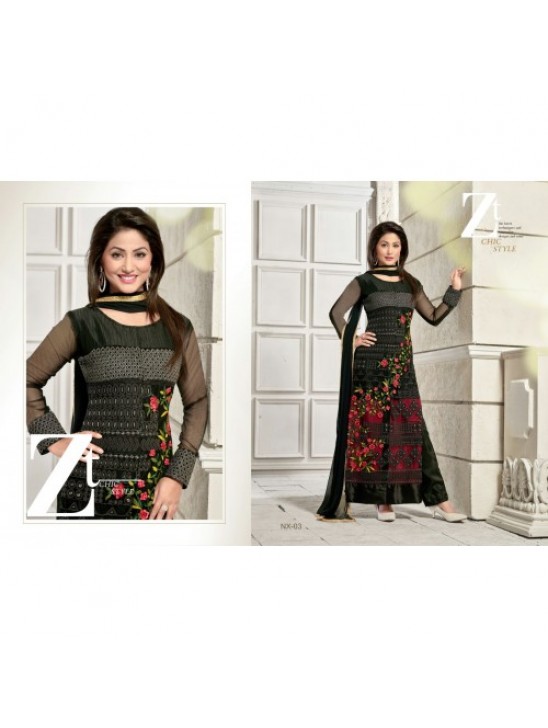 NX-03 Black Heliyana 2 NX Salwar Kameez