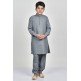 Dark Grey Boys Eid Kurta Shalwar