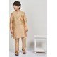 Dull Gold Indian Boys Kurta Pajama