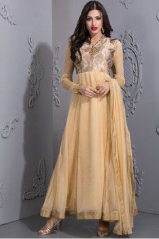 Gold Long Dress Evening Gown Wedding Outfit