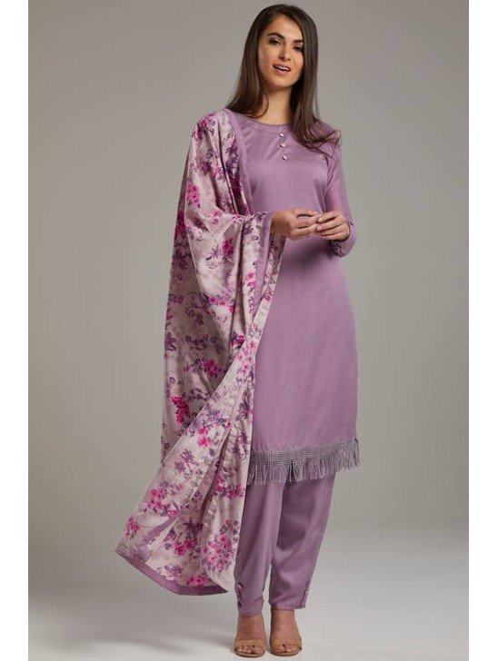 Purple Readymade Indian Salwar kameez