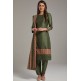 Pista Green Straight Cut Readymade Salwar kameez