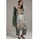 ZACF-33 Pista green printed designer salwar kameez