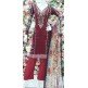 Maroon Pakistani Designer Lawn Salwar Suit