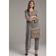 ASH GREY INDIAN ETHNIC FESTIVE PARTY WEAR READYMADE SALWAR SUIT