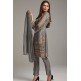 ASH GREY INDIAN ETHNIC FESTIVE PARTY WEAR READYMADE SALWAR SUIT