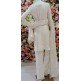 White Chiffon Pakistani Party Readymade Suit