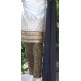 BRILLIANT WHITE SOPHISTICATED LINEN READYMADE SALWAR SUIT MEDIUM