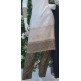 WHITE LINEN & GEORGETTE READYMADE PAKISTANI SALWAR SUIT