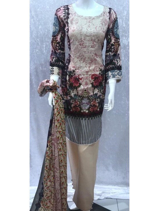Traditional Pakistani Style Readymade Salwar Suit