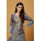 Sleet Grey Pakistani Designer Suit