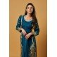 TEAL BLUE PAKISTANI READYMADE SUIT