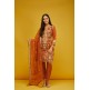 ORANGE PAKISTANI DESIGNERS READYMADE SALWAR SUIT