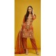 ORANGE PAKISTANI DESIGNERS READYMADE SALWAR SUIT