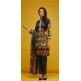 Blue Printed Silk Readymade Salwar Kameez