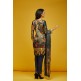 Blue Printed Silk Readymade Salwar Kameez