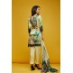 Sunshine Yellow Floral Printed Silk Salwar Kameez