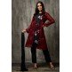 Maroon & Black Jacket Suit Indian Designer Readymade Punjabi Dress