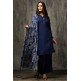 Navy Blue Indian Suit Readymade Pakistani Designer Salwar Kameez