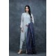 Grey & Blue Pakistani Suit Readymade Formal Dress