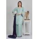 Mint Stitched Party Wear Ladies Gharara Suit