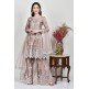 Mauve Embroidered Readymade Gharara Suit