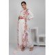 Off White Floral Printed A Line Georgette Suit