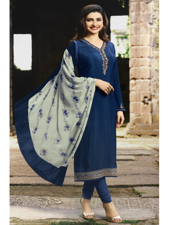 Galaxy Blue Indian Designer Salwar Suit