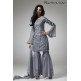 GREY GEORGETTE GHARARA PANTS STYLISH READY MADE SUIT