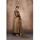 ANTIQUE GOLD SLIT STYLE PAKISTANI WEDDING STYLE READY MADE SALWAR SUIT