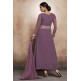 PURPLE ROSE CIRCULAR STYLE READY MADE SALWAR SUIT