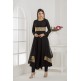 BLACK EID WEDDING PARTY DESIGNER FLARED SUIT