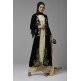 BLACK AND GOLD JACKET STYLE READY MADE DRESS