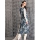 BLUE DRESS BOX PRINT DESIGNER SUIT