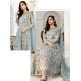 Pastel Light Green Pakistani Designer Party Wear Anarkali Gown